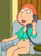 Famous toon girls Lois and Meg Griffins are fucking hard - 5 anal pictures