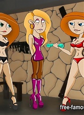 Redhead teenie girl Kim Possible is masturbating and playing lesbian games - 5 anal pictures